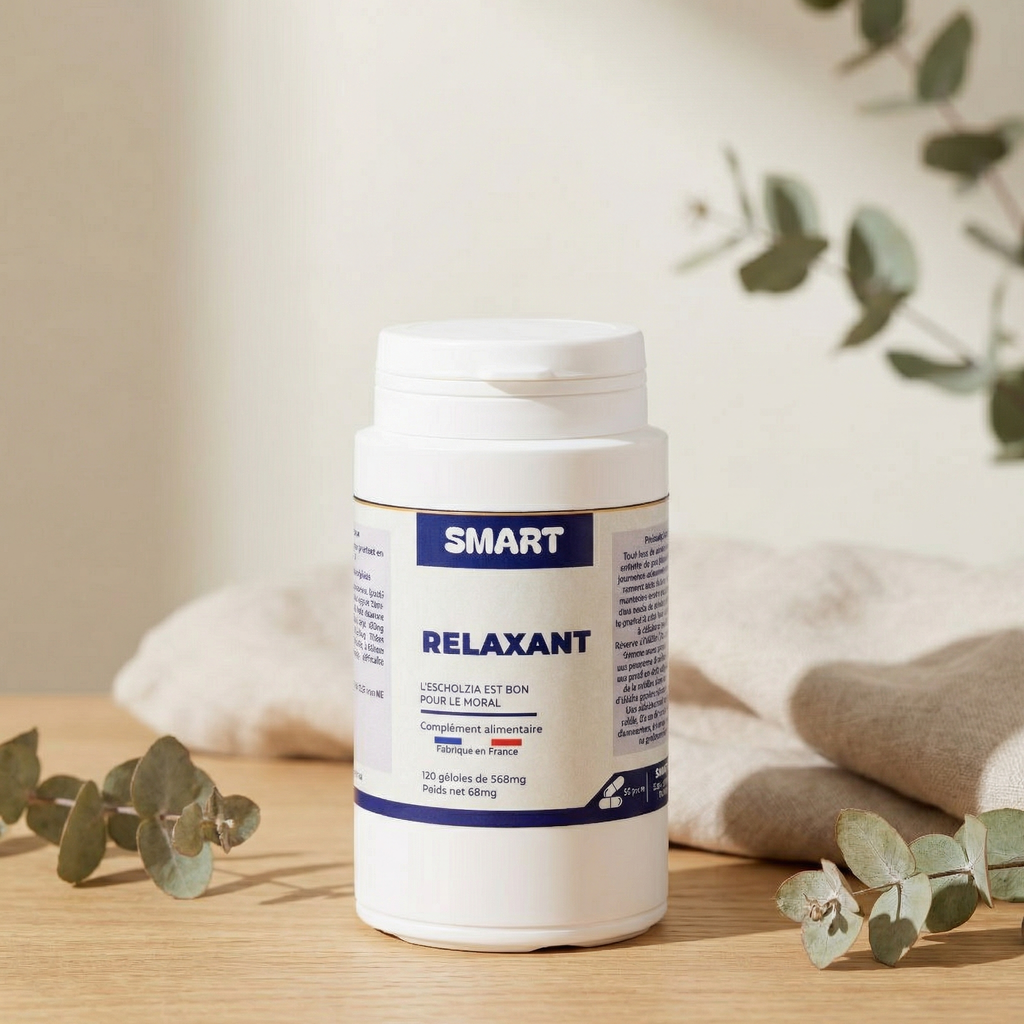 RELAXANT | Formule Premium 5 Ingrédients Naturels | 120 gélules