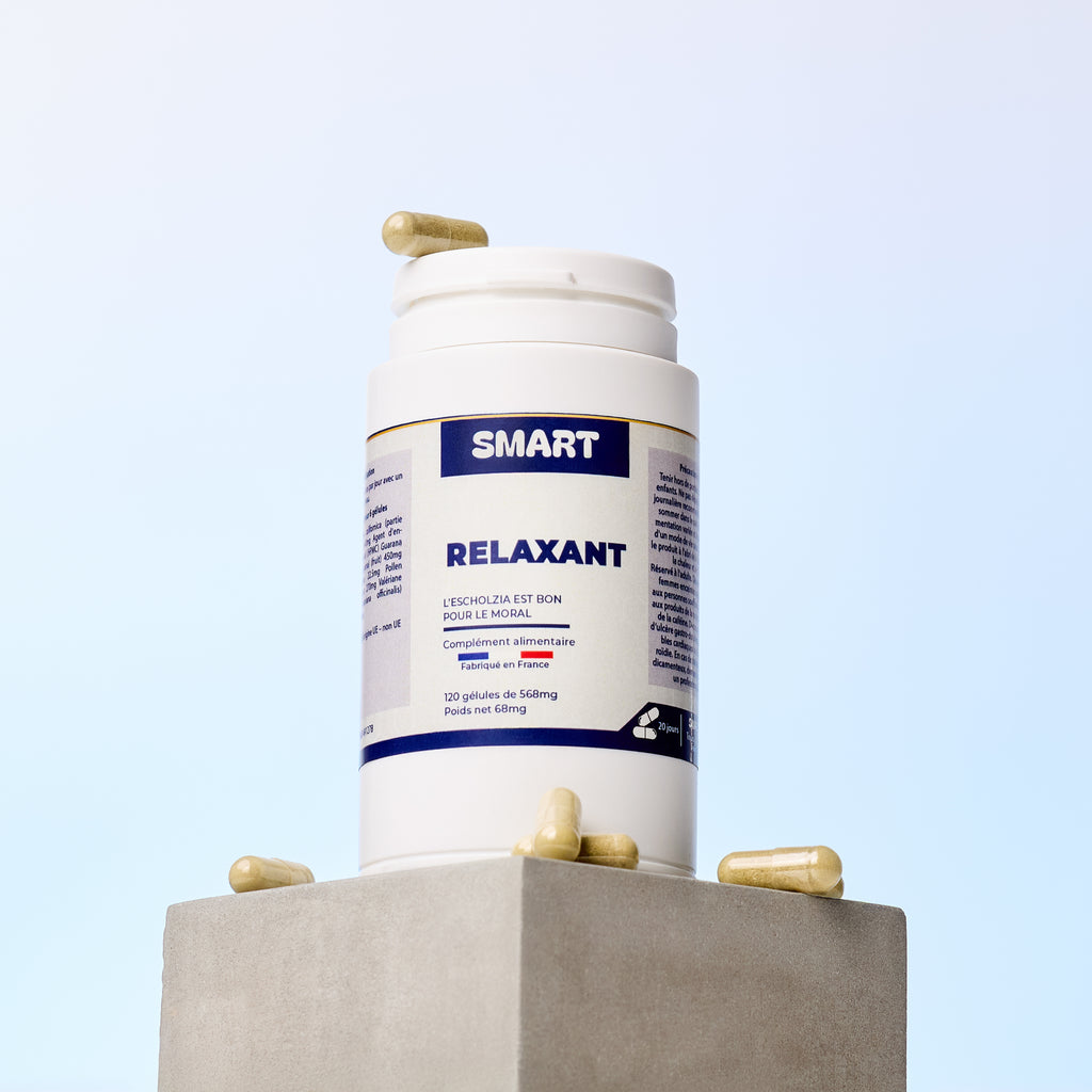 RELAXANT | Formule Premium 5 Ingrédients Naturels | 120 gélules